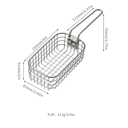 Stainless Steel Fry Basket