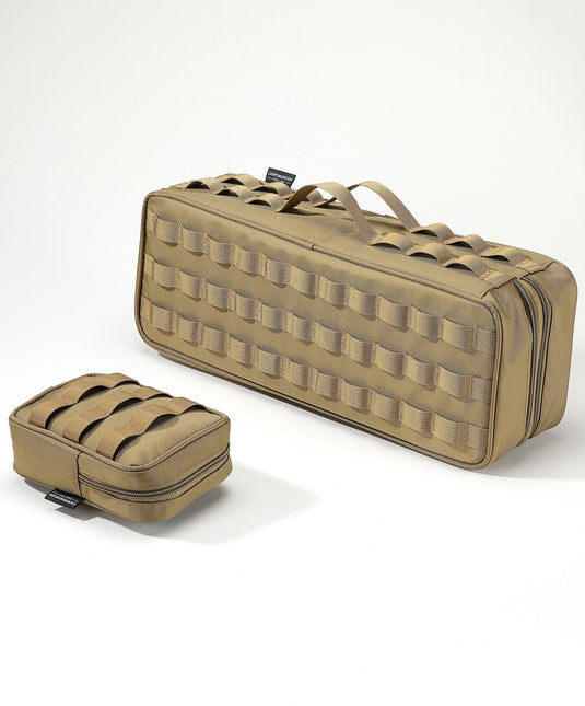 BG-40 Tactical Admin Molle Pouch Military Camping Tool Bag Storage Case for Peg Hammer Lantern Coyote