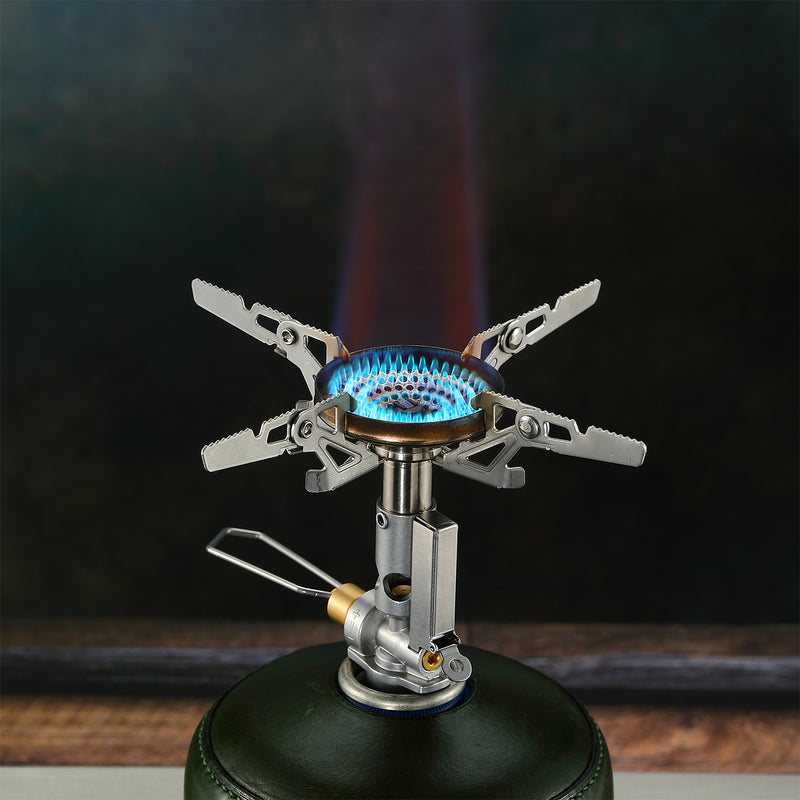 Load image into Gallery viewer, Portable Camping Gas Stove with Ignitor &amp; Flow Regulator Foldable for Outdoor  XD-2F
