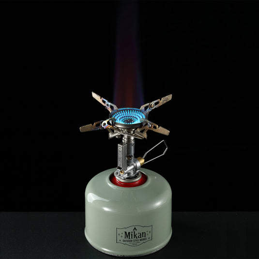 Portable Camping Gas Stove with Ignitor & Flow Regulator Foldable for Outdoor  XD-2F