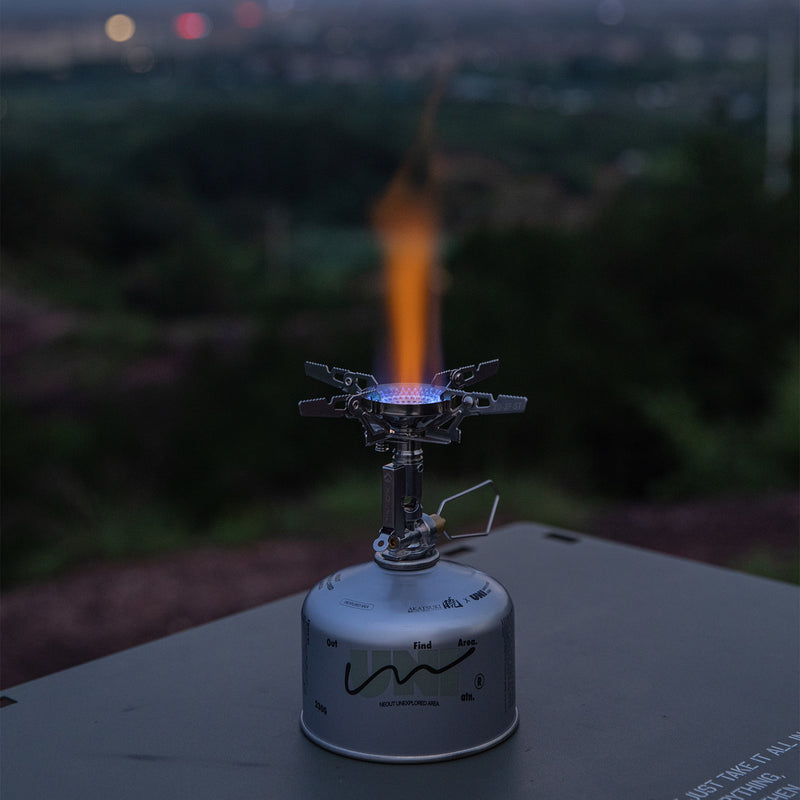 Load image into Gallery viewer, Portable Camping Gas Stove with Ignitor &amp; Flow Regulator Foldable for Outdoor  XD-2F
