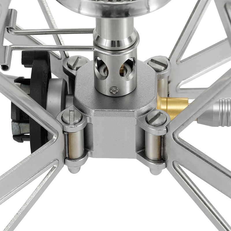 Load image into Gallery viewer, XD-3-NE Butane Camping Stove, Lightweight, Foldable, Pressure Stabilizer, Stainless Steel
