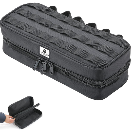 BK-30 Storage Box for Camping Outdoor Hammer Lantern Black