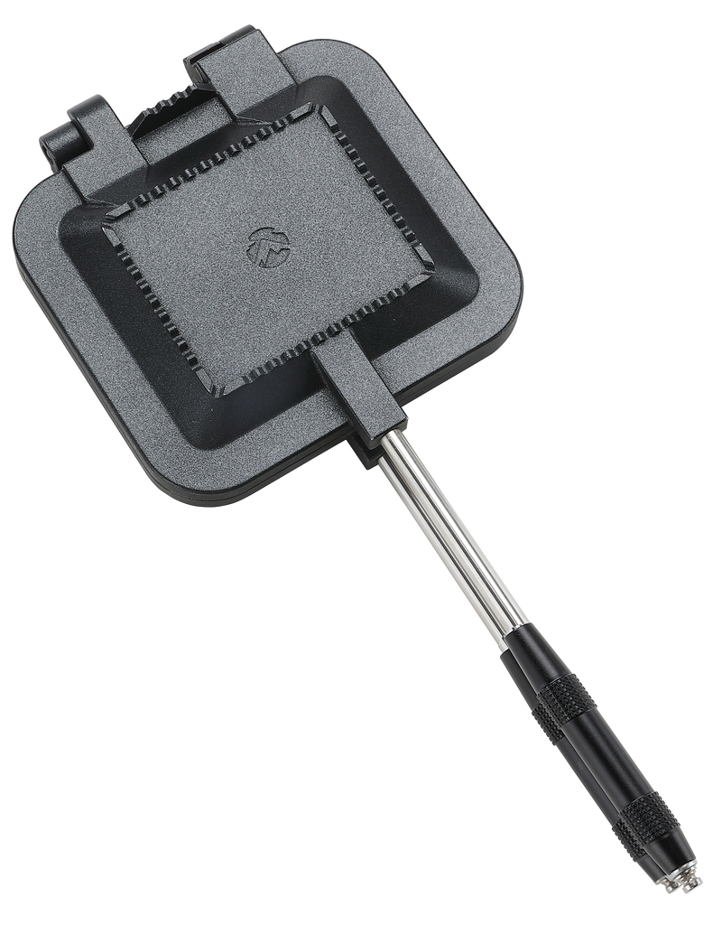 Load image into Gallery viewer, BKTT-1315 Sandwich Maker Hot Sand Single Burner Gas Fire Open Fire Compact Aluminum Black
