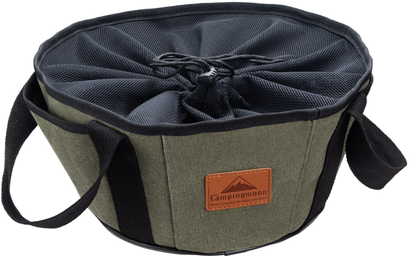 Load image into Gallery viewer, DO-28BK Cotton Canvas Carry Bag for 10-inch Dutch Oven

