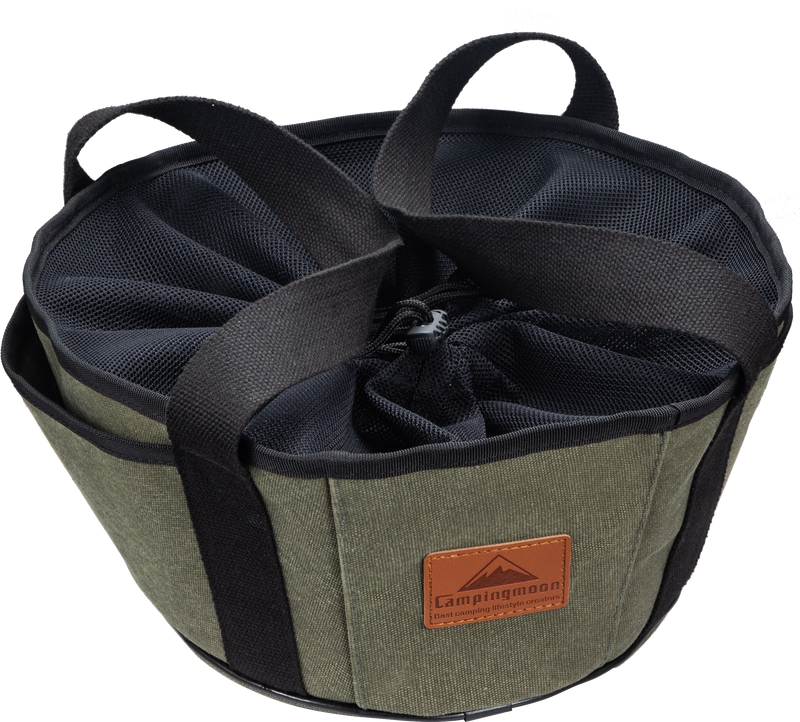 Load image into Gallery viewer, DO-28BK Cotton Canvas Carry Bag for 10-inch Dutch Oven
