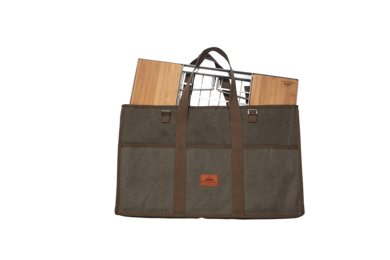 Load image into Gallery viewer, CK-2 Camping IGT Grill Table Foldable w/Storage Bag Stainless Steel Double-tier
