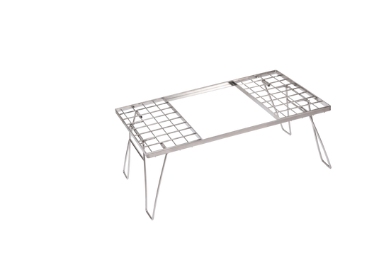 CK-1 Camping IGT Grill Table Foldable w/Storage Bag Stainless Steel