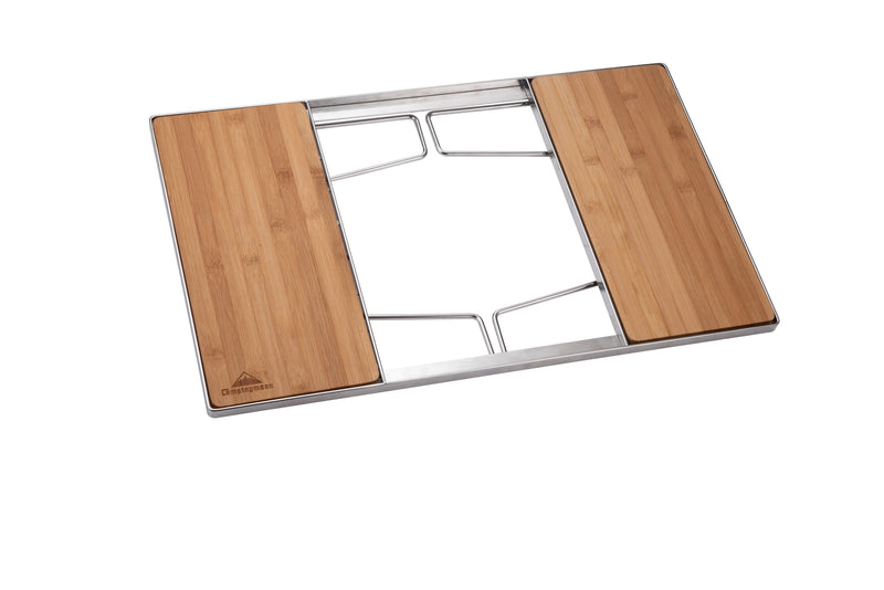 Load image into Gallery viewer, CK-1 Camping IGT Grill Table Foldable w/Storage Bag Stainless Steel
