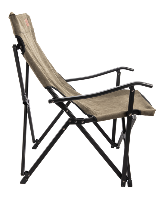 campingstuhl verlängerung F-1003C-K Foldable Low Camping Chair Cotton Canvas Khaki