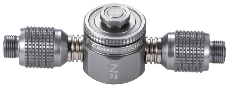 Load image into Gallery viewer, Z31 3-Outlet Camping Stove Adapter for EN417 Lindal Valve Canister
