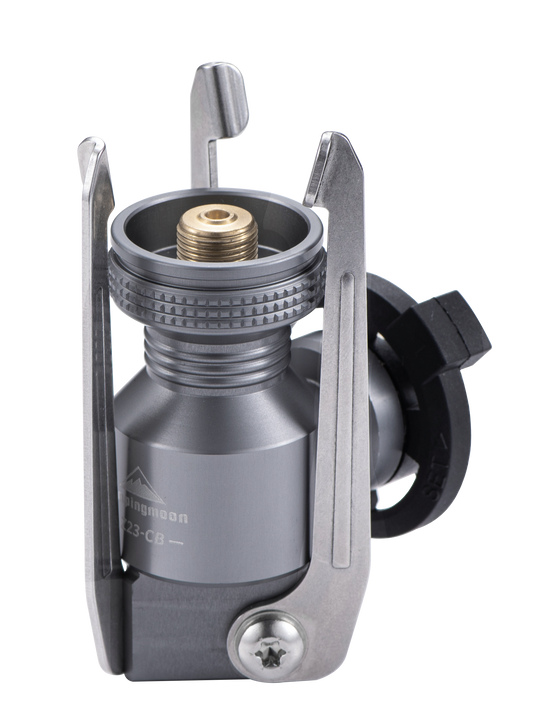 Z23-CB Stand Type Convert Adapter for Butane Gas Fuel Canister, EN417 Lindal Valve Canister