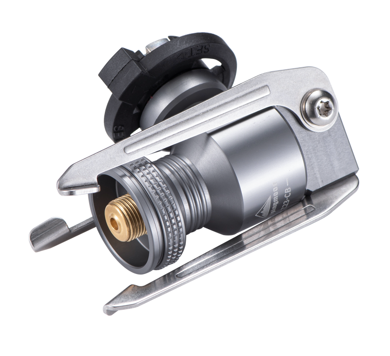 Load image into Gallery viewer, Z23-CB Stand Type Convert Adapter for Butane Gas Fuel Canister, EN417 Lindal Valve Canister
