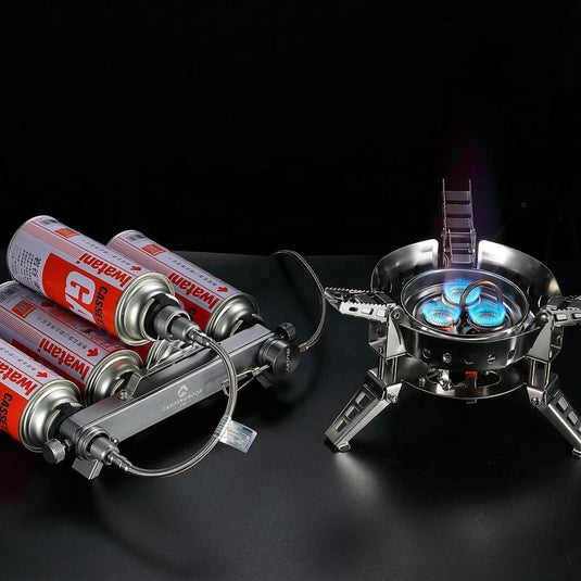 Z58 Camping Gas Stove Adapter with Extended Hose – Universal Outdoor Connection Line