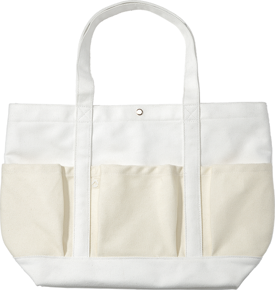 CAMPINGMOON Large Canvas Tote Bag – Heavy Duty Multi-Pocket CAMPINGMOON Large Canvas Tote Bag – Heavy Duty Multi-Pocket