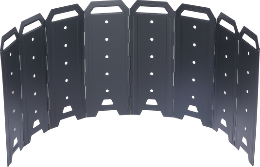 Large Folding Steel Fire Pit Windshield Y-40