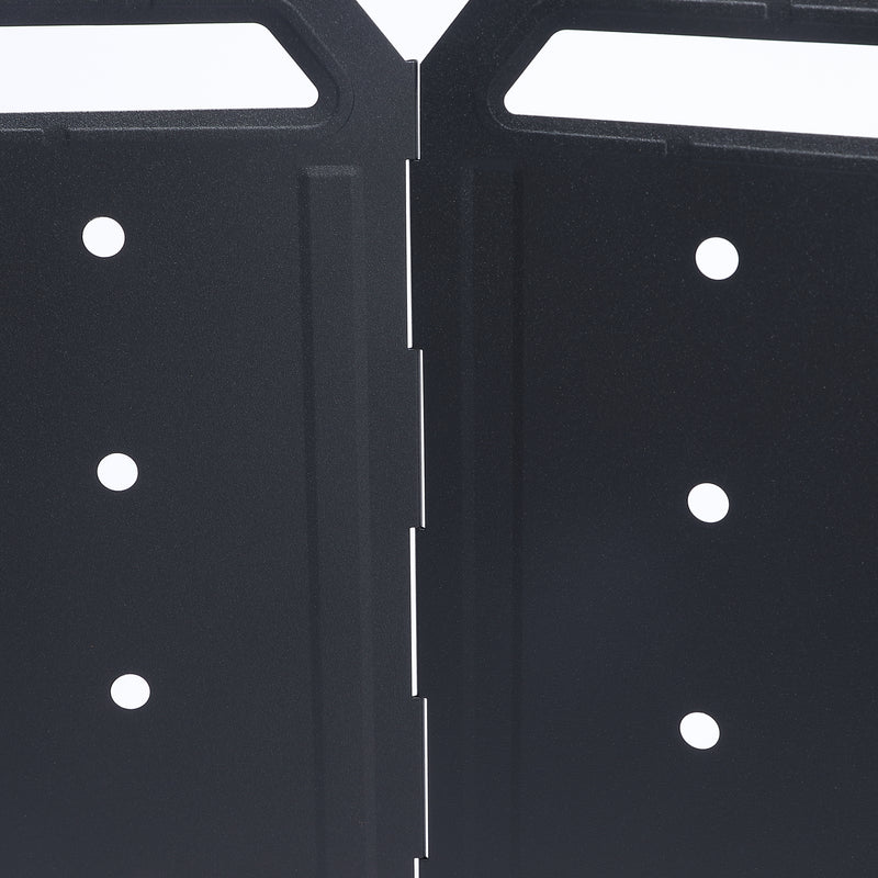 Cargue la imagen en el visor de la galería, Large Folding Steel Fire Pit Windshield Y-40
