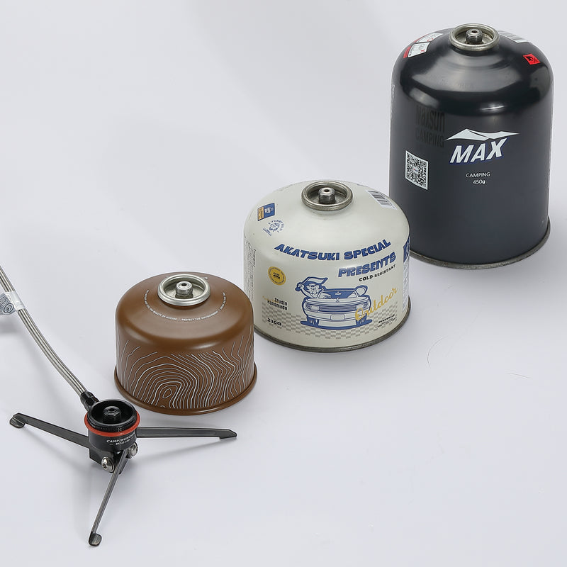 Laden Sie das Bild in Galerie -Viewer, BKZ23-LOD Alpine Gas Stove Extension Valve with Regulator &amp; Foldable Stand

