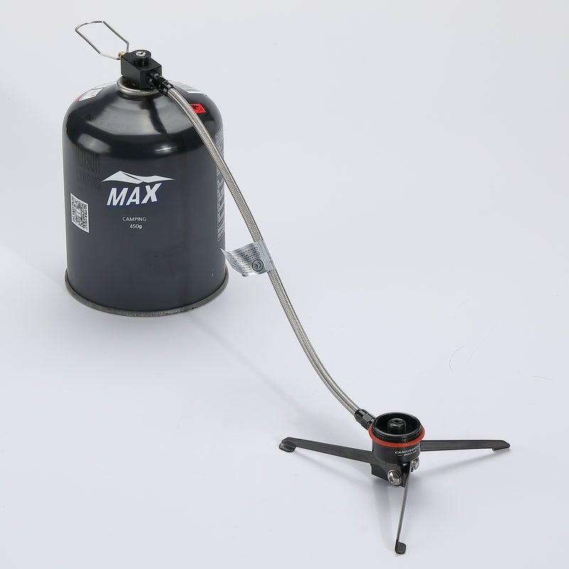 Laden Sie das Bild in Galerie -Viewer, BKZ23-LOD Alpine Gas Stove Extension Valve with Regulator &amp; Foldable Stand
