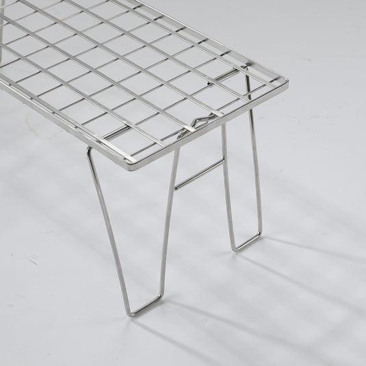 T-225A Stainless Steel Folding Mesh Camping Table