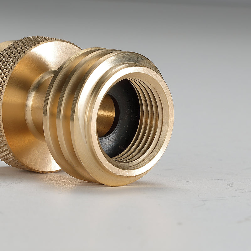 Load image into Gallery viewer, PZ-102 20lb to 1lb Propane Tank Converter, Solid Brass Steak Saver Adapter
