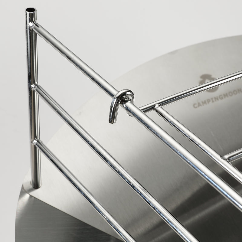 Laden Sie das Bild in Galerie -Viewer, SOLO-A3 Stainless Steel Folding Fire Pit

