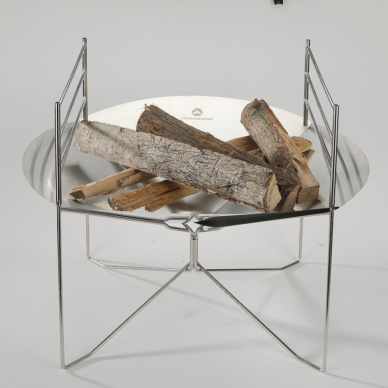 Laden Sie das Bild in Galerie -Viewer, SOLO-A3 Stainless Steel Folding Fire Pit
