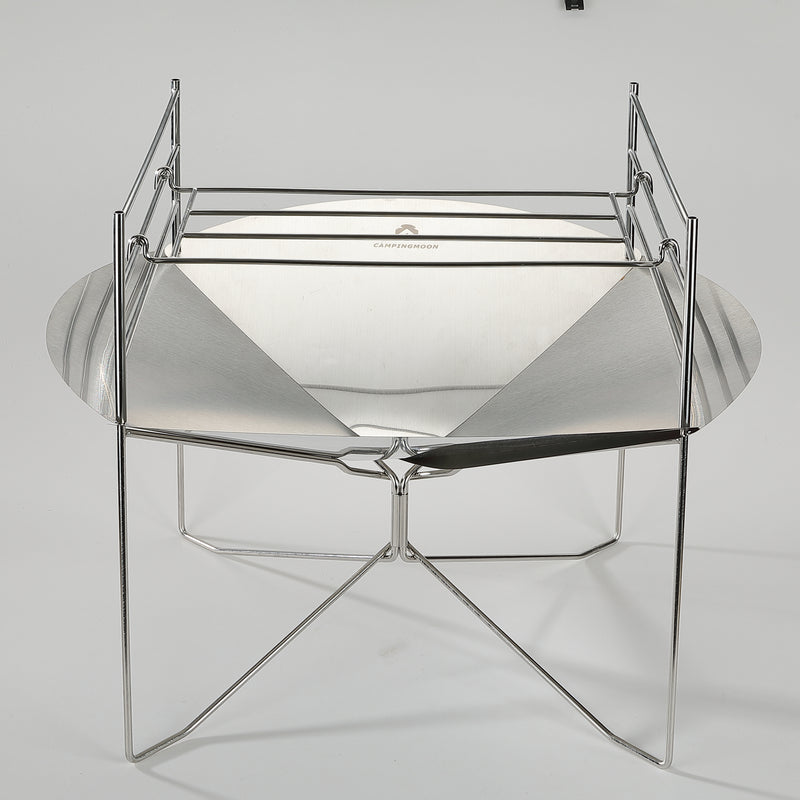 Laden Sie das Bild in Galerie -Viewer, SOLO-A3 Stainless Steel Folding Fire Pit
