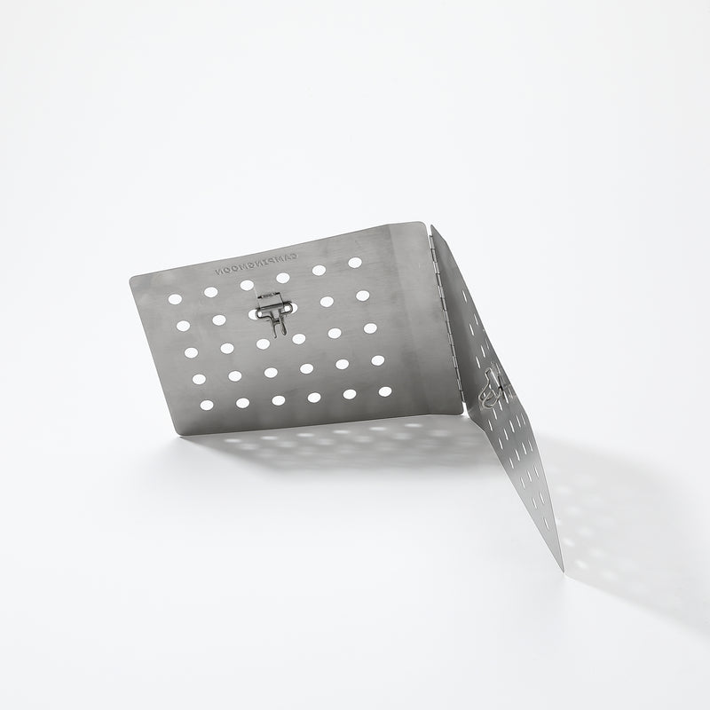 Load image into Gallery viewer, SOLO-D A4 Stainless Steel Fire Wind Shield
