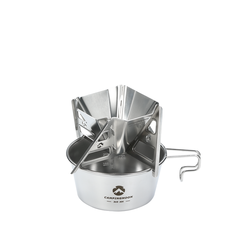 Load image into Gallery viewer, COF-01 Collapsible Stainless Steel Coffee Dripper for Camping, Outdoor
