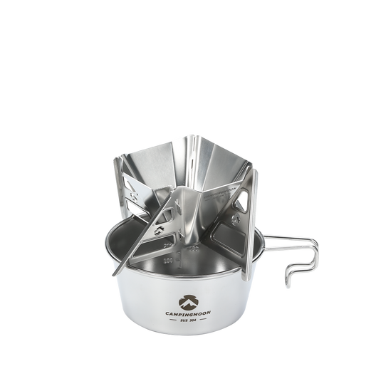 COF-01 Collapsible Stainless Steel Coffee Dripper for Camping, Outdoor