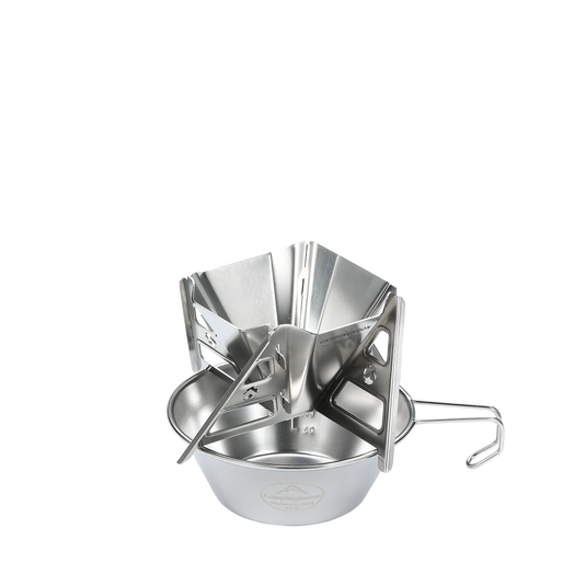 COF-01 Collapsible Stainless Steel Coffee Dripper for Camping, Outdoor