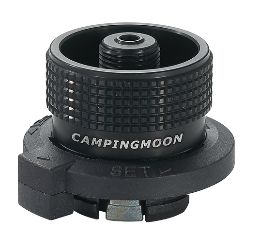 BKZ11 Butane Adapter for Nozzle Type Camping Canister Black