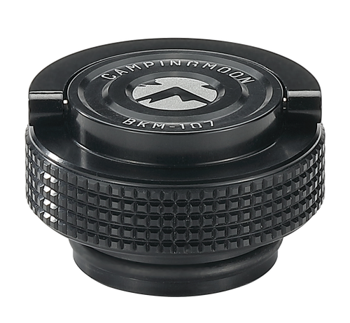 BKM-107 Cap Lid for Camping Gas Fuel Standard Canister with EN417 Lindal Valve Cassette Gas Can Black