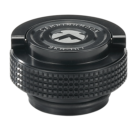 BKM-107 Cap Lid for Camping Gas Fuel Standard Canister with EN417 Lindal Valve Cassette Gas Can Black