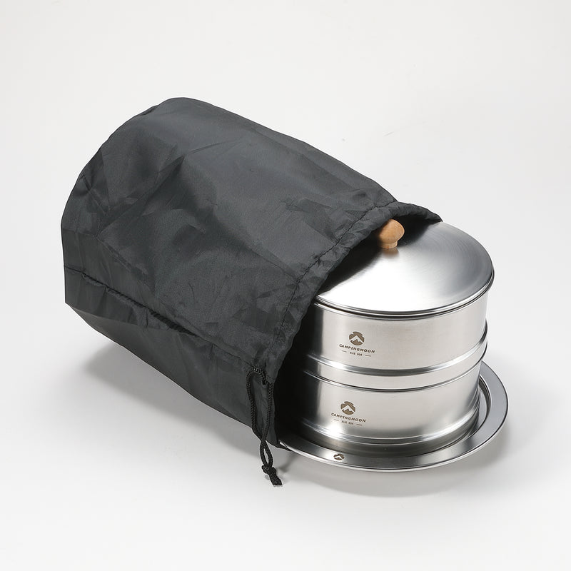 Laden Sie das Bild in Galerie -Viewer, S363 Stainless Steel Camping Steamer Set
