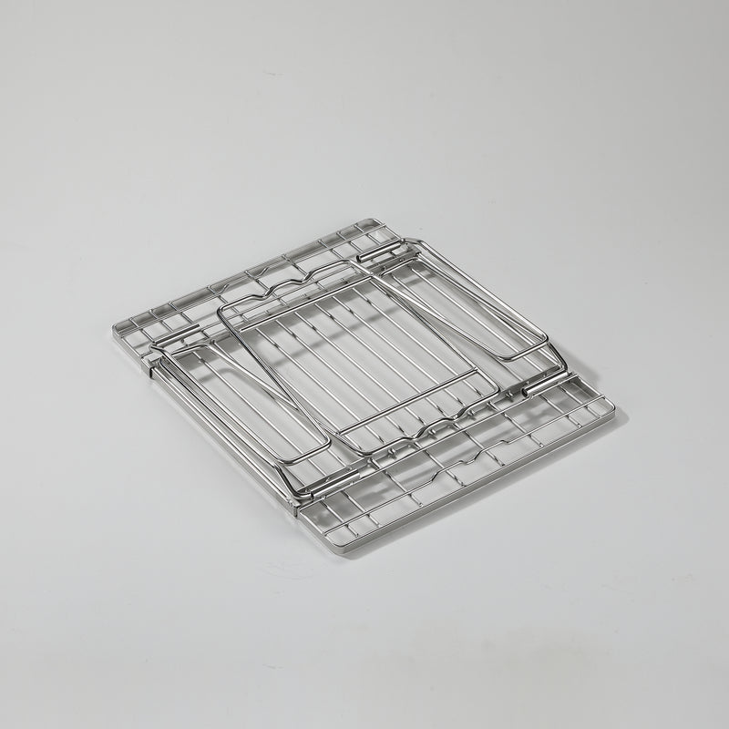 Load image into Gallery viewer, FD-22 Stainless Steel Folding Storage Rack
