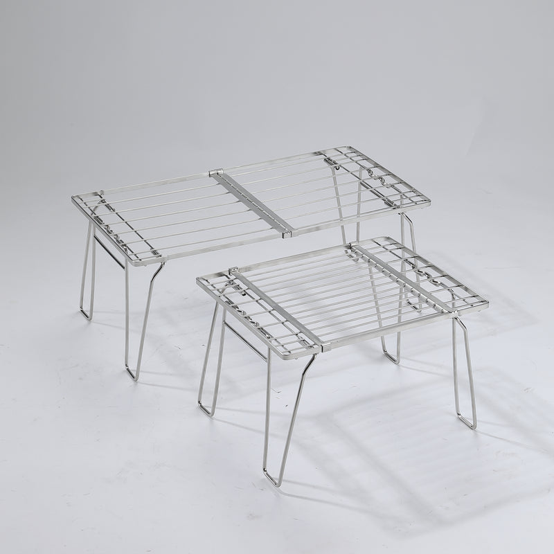 Load image into Gallery viewer, FD-22 Stainless Steel Folding Storage Rack
