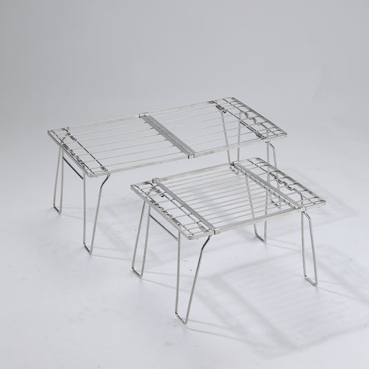FD-22 Stainless Steel Folding Storage Rack