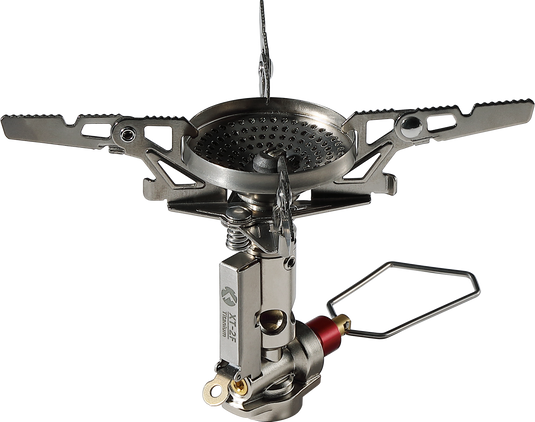 Titanium Backpacking Stove 3300W Windproof Camping Gas Stove with Igniter