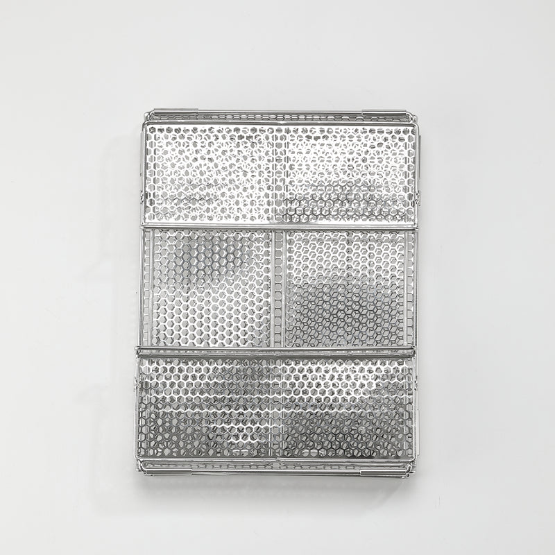 Laden Sie das Bild in Galerie -Viewer, CK-24BF Folding Hex Mesh Storage Basket IGT Camping Organizer Box
