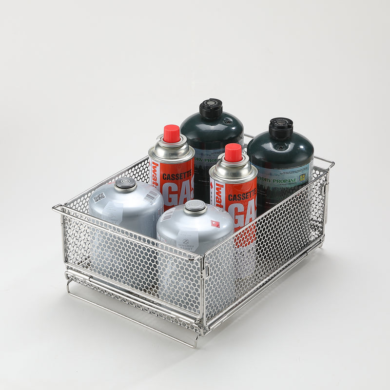 Laden Sie das Bild in Galerie -Viewer, CK-24BF Folding Hex Mesh Storage Basket IGT Camping Organizer Box
