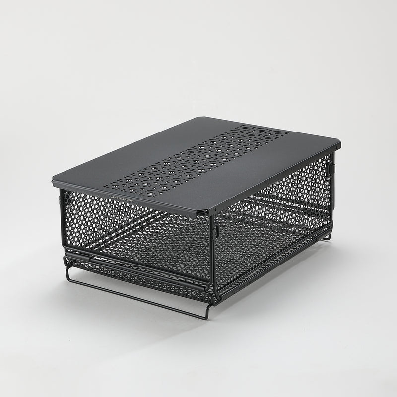Laden Sie das Bild in Galerie -Viewer, CK-24BF Folding Hex Mesh Storage Basket IGT Camping Organizer Box
