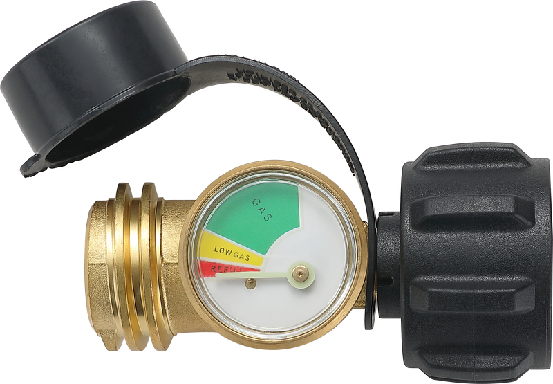 Cargue la imagen en el visor de la galería, PZ-107 QCC1 Gas Adapter with Pressure Gauge
