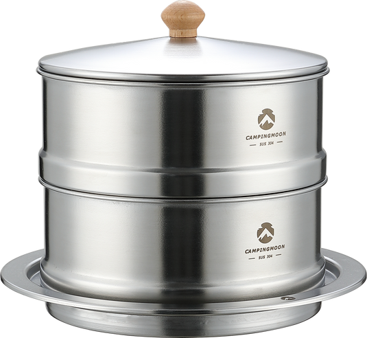 S363 Stainless Steel Camping Steamer Set