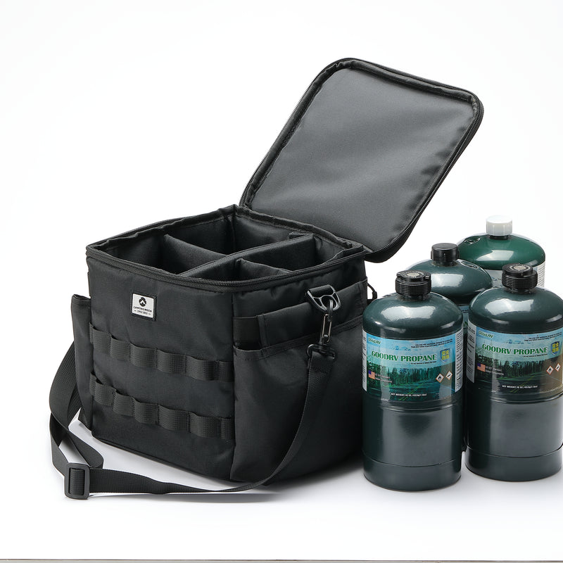 Cargue la imagen en el visor de la galería, PG-B 4-Canister Propane Gas Storage Bag
