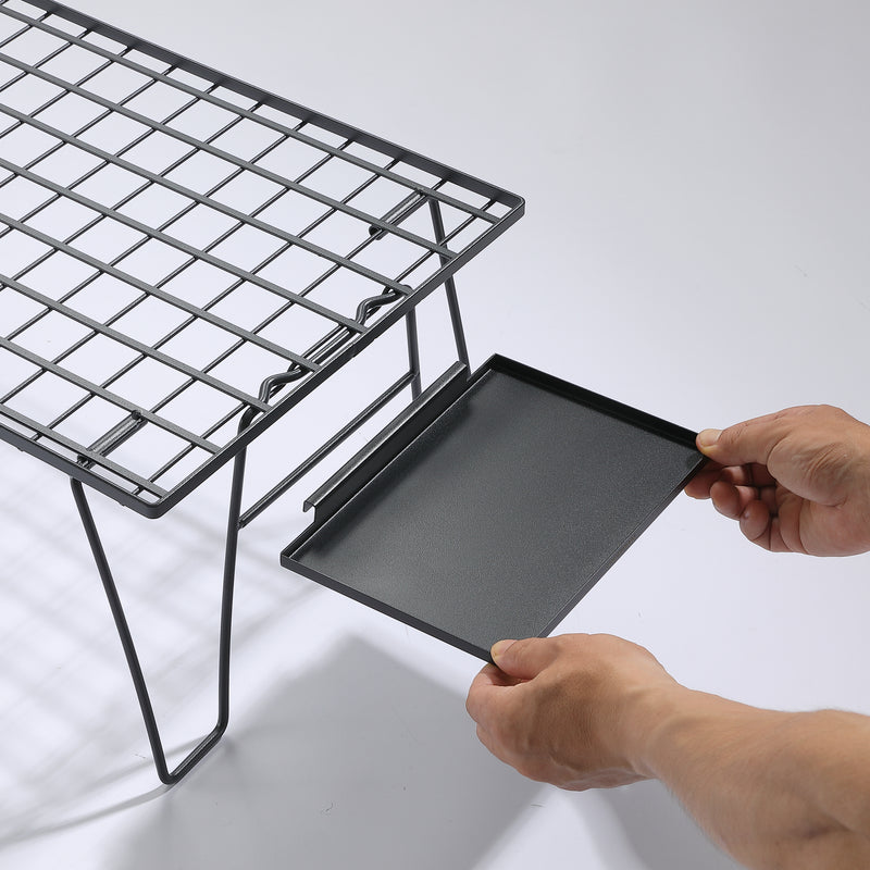 Load image into Gallery viewer, T-2302-BK Camping Table Extension Shelf
