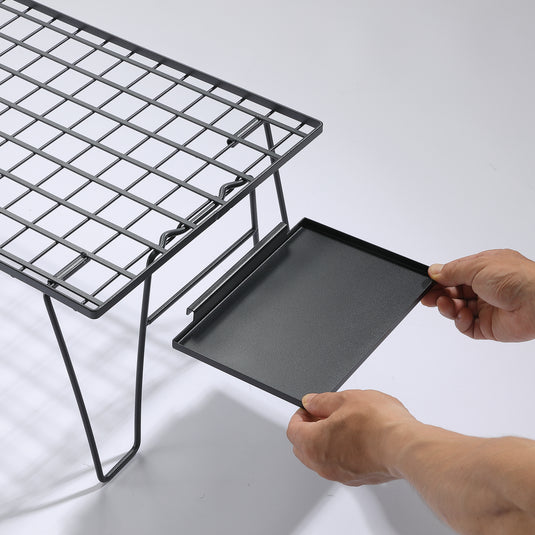 T-2302-BK Camping Table Extension Shelf