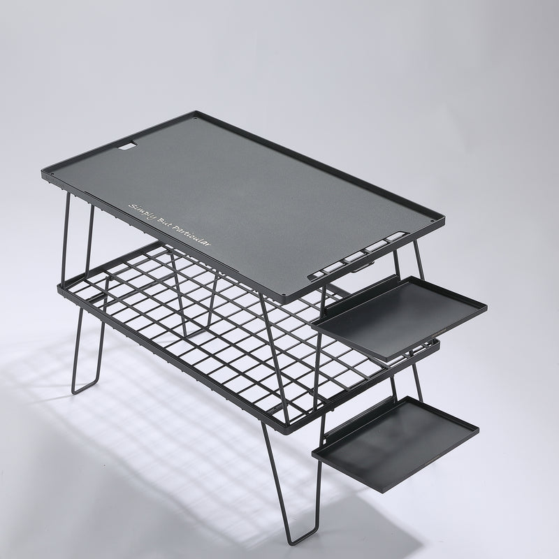 Load image into Gallery viewer, T-2302-BK Camping Table Extension Shelf
