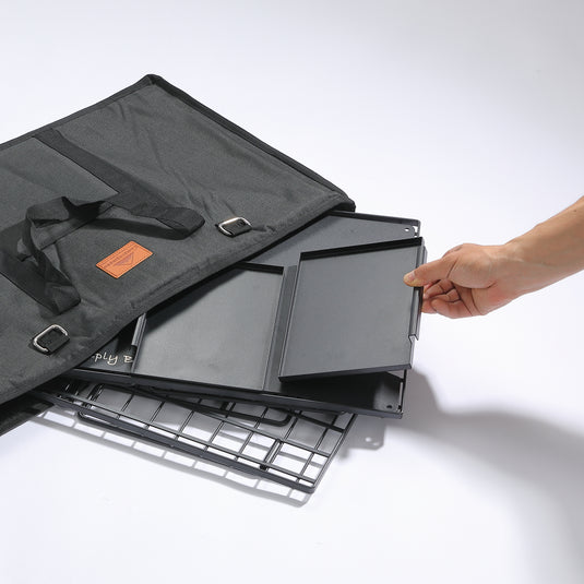 T-2302-BK Camping Table Extension Shelf